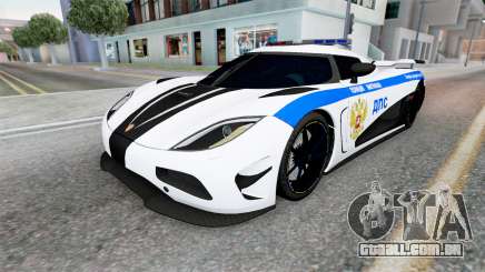 Koenigsegg Agera R Police 2011 para GTA San Andreas