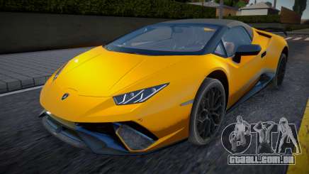 Lamborghini Huracan Spyder Yellow para GTA San Andreas