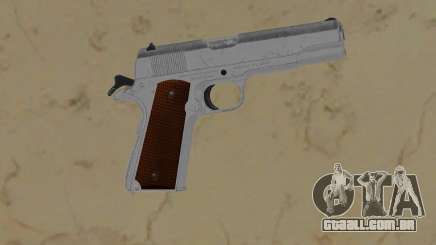 1911 silver with wood grips para GTA Vice City