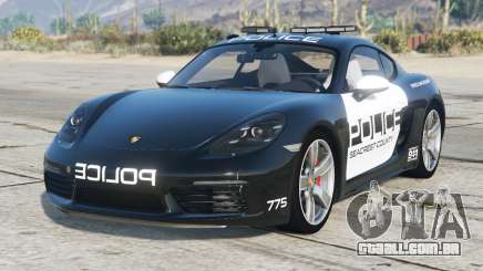 Porsche 718 Cayman S Seacrest County Police para GTA 5
