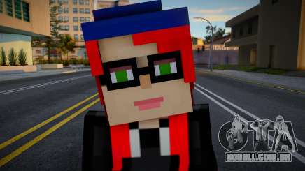 Minecraft Story - Cassie MS para GTA San Andreas