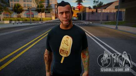 CM Punk Skin (2013) v2 para GTA San Andreas