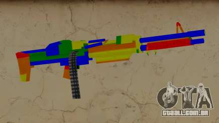 Comic M60 Gun para GTA Vice City