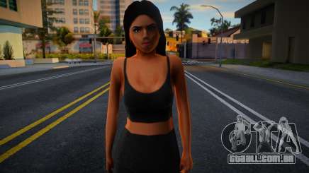 Black Outfit Girl para GTA San Andreas