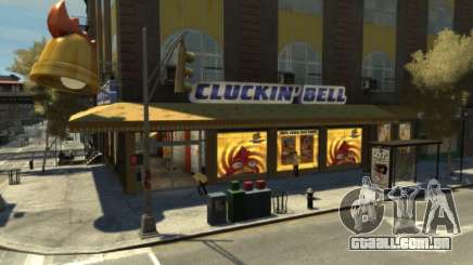Real Cluckin Bell Interior In Northwood Base para GTA 4