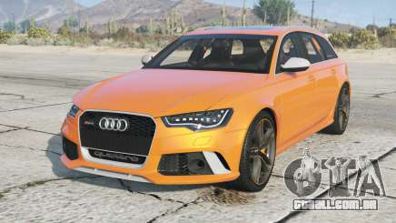 Audi RS 6 Avant (C7) Pastel Orange para GTA 5