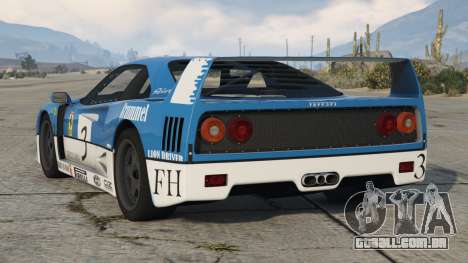 Ferrari F40 1987 Rich Electric Blue