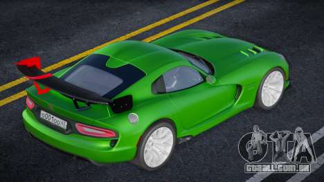 Dodge Viper GTS Atom para GTA San Andreas