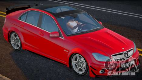 Mercedes-Benz C63 W204 4-door para GTA San Andreas