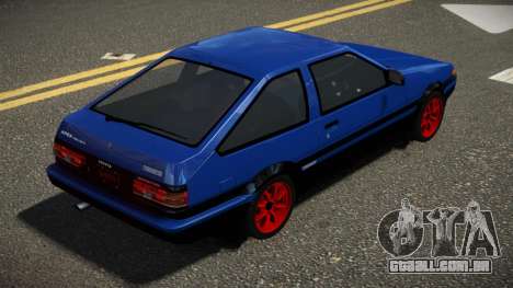 Toyota AE86 GT Trueno para GTA 4