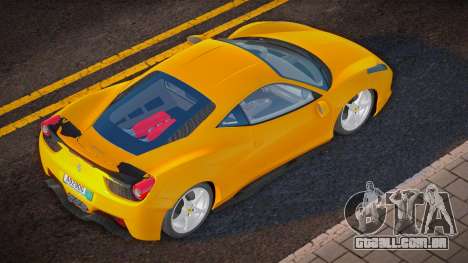 Ferrari 458 Italia Cherkes para GTA San Andreas