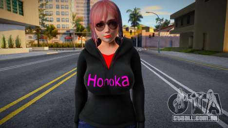 Honoka Hoodie Fix para GTA San Andreas