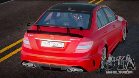 Mercedes-Benz C63 W204 4-door para GTA San Andreas