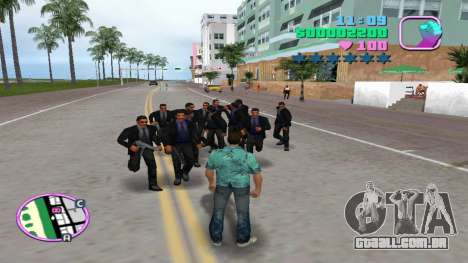 Os guarda-costas em ternos pretos para GTA Vice City