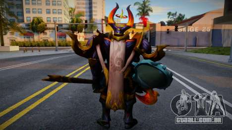 Skin Infernal De Mordekaiser Con Armas para GTA San Andreas