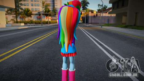 Rainbow dash Party Dress para GTA San Andreas