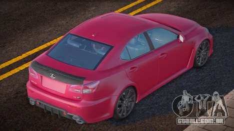 Lexus IS F 2013 Pink para GTA San Andreas