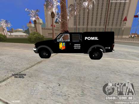 Ford Ranger 2008 Polícia Militar Colombiana para GTA San Andreas