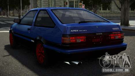 Toyota AE86 GT Trueno para GTA 4