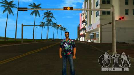 Max Payne 3 Shirt For Tommy Glasses para GTA Vice City