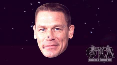 O rosto de John Cena em vez da lua para GTA San Andreas