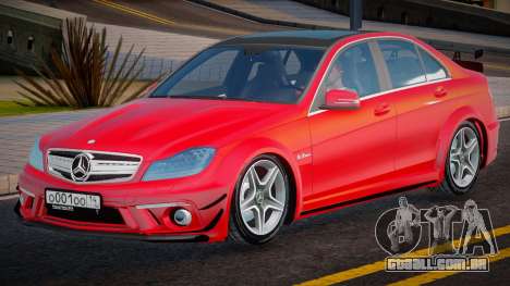 Mercedes-Benz C63 W204 4-door para GTA San Andreas