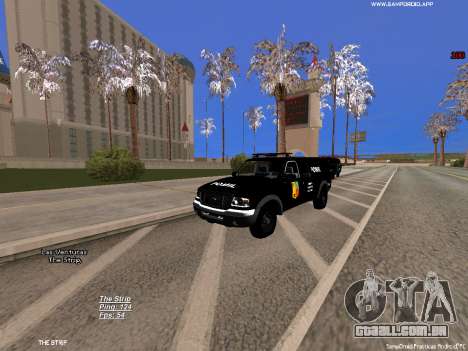 Ford Ranger 2008 Polícia Militar Colombiana para GTA San Andreas