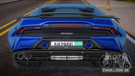 Lamborghini Huracan Cherkes para GTA San Andreas