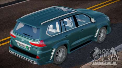 Lexus LX570 Cherkes para GTA San Andreas