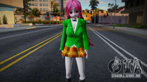 Skin de Moka Akashiya de manga y anime Rosario V para GTA San Andreas