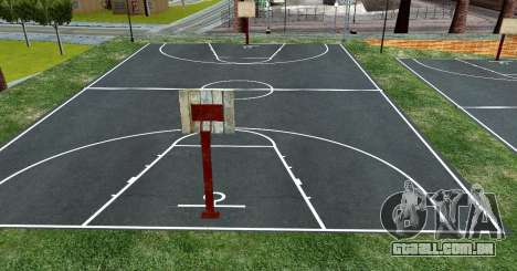 Novas texturas para quadra de basquete para GTA San Andreas