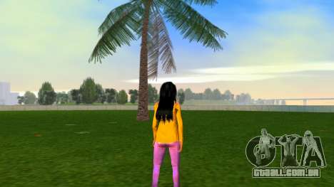 Girl Yellow outfit para GTA Vice City