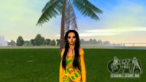 Girl Yellow outfit para GTA Vice City