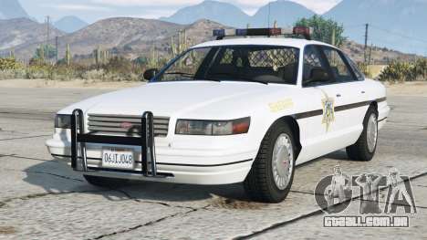 Vapid Stanier Blaine County Sheriff