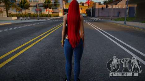 Red Head Girl para GTA San Andreas
