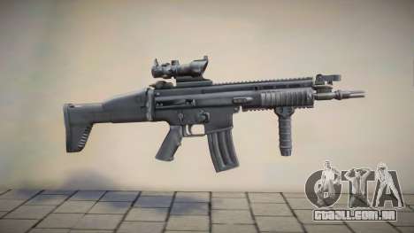 FN SCAR-L (Acog) Black para GTA San Andreas