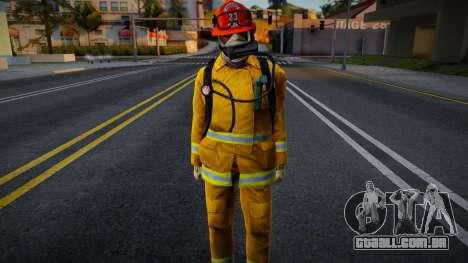 GTA Online Firefighter - LAFD1 para GTA San Andreas