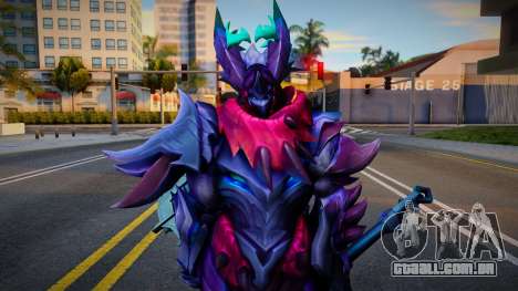 Skin Dragon Knight De Mordekaiser Con Armas para GTA San Andreas