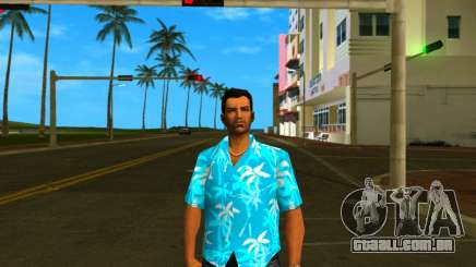 Tommy Skin Blue Trees para GTA Vice City