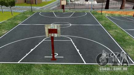 Novas texturas para quadra de basquete para GTA San Andreas