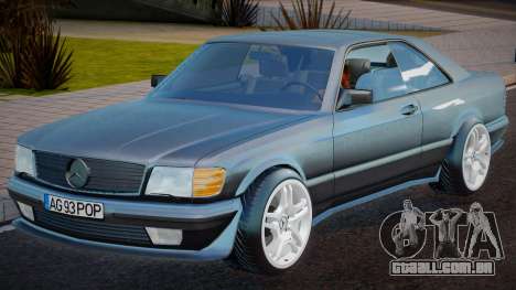 Mercedes-Benz 500 SEC (C126) - Pope Mobilul para GTA San Andreas