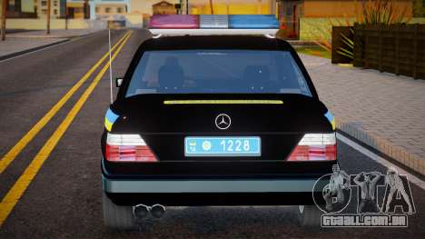 Polícia Mercedes - Benz 300 E DPS da Ucrânia para GTA San Andreas
