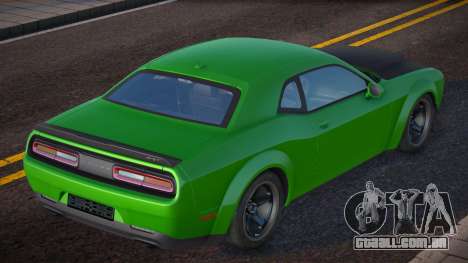 Dodge Challenger SRT Demon 2018 Cherkes para GTA San Andreas