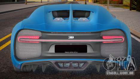 Bugatti Chiron Oper Style para GTA San Andreas