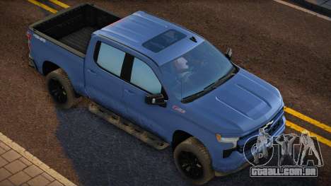Chevrolet Silverado 2023 RST Blue para GTA San Andreas