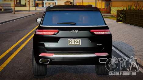 Jeep Grand Cherokee L 2023 Black para GTA San Andreas