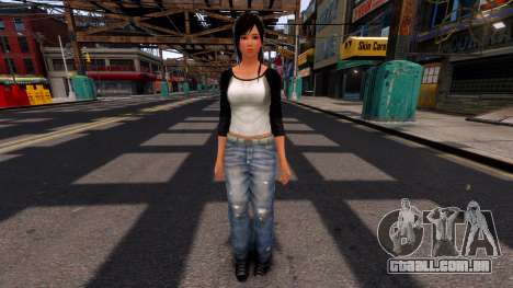 Kokoro Sport DLC from Dead or Alive 5 Street para GTA 4