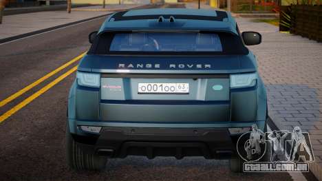 Land Rover Range Rover Evoque Rocket para GTA San Andreas
