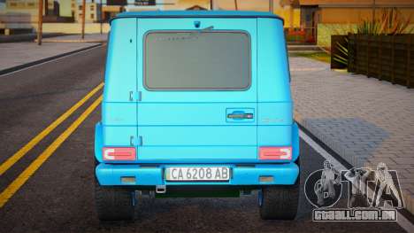 Mercedes-Benz G63 AMG Plate para GTA San Andreas