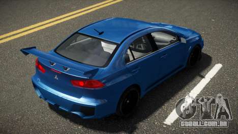 Mitsubishi Lancer Evolution X Sport para GTA 4